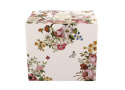 Kubek na stopce jumbo porcelanowy VINTAGE FLOWERS - WHITE 480ml