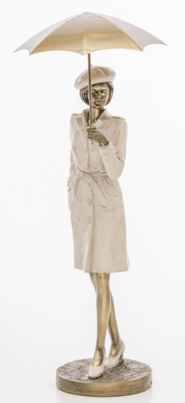 Figurka Kobieta z Parasolką 37x16x16cm