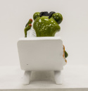 Figurka Żaba na Leżaku wielokolorowa 19x10x6