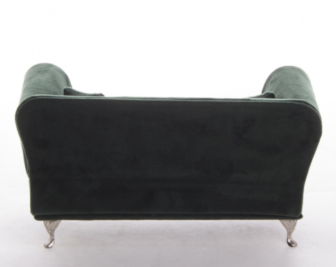 Szkatułka na biżuterię sofa zielona 13x23,5x9,5