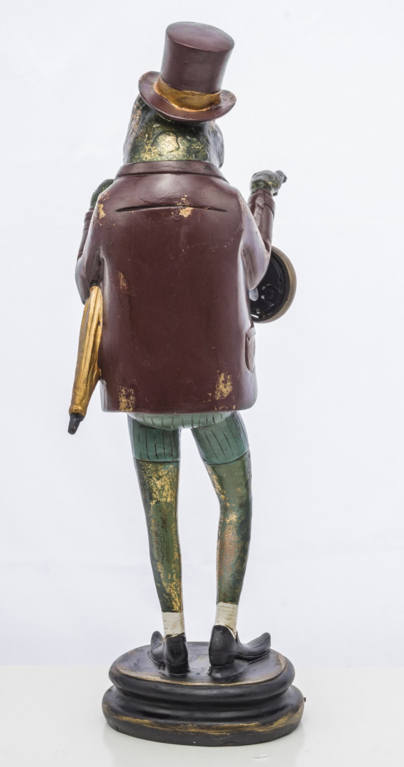 Figurka Żaba z Zegarkiem 46x15,5x14cm