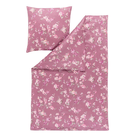 Pościel interlock-jersey MIDORI mauve 200x220 ESTELLA Pościel interlock-jersey MIDORI mauve 200x220 ESTELLA