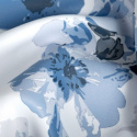 Zasłona CAREN biało niebieska 140x250 Eurofirany