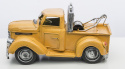 Replika Samochodu ciężarówki metal żółta 17x30x15